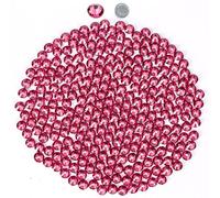 576 Pièces Strass Hotfix Dk.Pink SS30 6,2-6,4 mm Thermocollants | Avec colle thermofusible pour une fixation durable. Idéal pour vêtements, sacs, chaussures et créations DIY