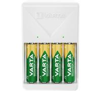 [57657101451] VARTA Chargeur Plug Charger, équipé de AA, blanc