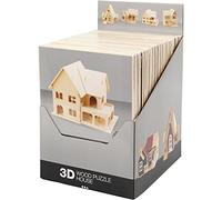57878 3d Maison en bois Kit CDU 24 pcs