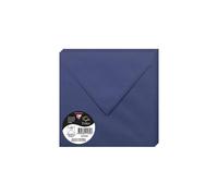 Clairefontaine Enveloppes gommées 5793C — Paquet 20, Carré 16,5×16,5 cm, 120 g/m², Bleu nuit
