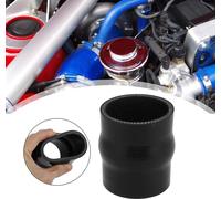 57mm 2.25" ID Droit Silicone Voiture Réducteur Tuyau Coupleur Tube Noir