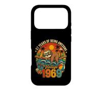 57th Birthday Retro Sloth Tropical Vintage 1969 57 Years Old Coque pour iPhone 17 Pro