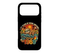 57th Birthday Retro Sloth Tropical Vintage 1969 57 Years Old Coque pour iPhone 17 Pro Max