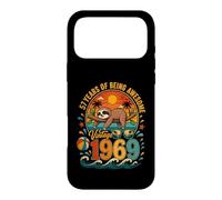 57th Birthday Retro Sloth Tropical Vintage 1969 57 Years Old Coque pour iPhone 17 Pro Max