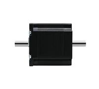 57x56 D 8mm 6.35mm NEMA23 4 Wire 3A 1.2N.m 180Oz-in NEMA 23 Stepping Stepper electronic starter for CNC Engraving Milling Machine 3D Printer IINKUEYK(Dual Shaft,8mm)