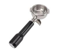 58 mm Portafilter en acier inoxydable 2 oreilles Porte-filtre détachable Portafilter pour Nuova Coffee Machine Remplacement de la machine de qualité professionnelle durable Barista (Noir)