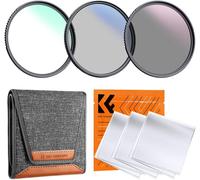 58 mm UV Polarising CPL ND4 Filters 3 Cleaning Cloths Pouch Bag Kit for Digital Camera Lens (New Version)