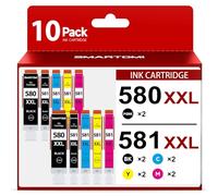 580 581 Cartouches d'encre compatibles pour avec Canon PGI-580 CLI-581 XXL