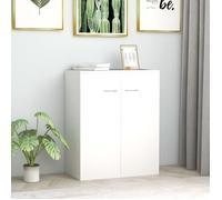 58057®Mobilier - BEST Buffet Bahut Armoire DE Cuisine - JILI Vaisselier Blanc 60 x 30 x 75 cm Aggloméré BEST60 x 30 x 75 cm