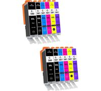 580Xxl 581Xxl Cartouches D'Encre Compatibles Avec Canon Pgi-580 Cli-581 Pour Pixma Ts8350 Series,Ts8350A,Tr7650,Ts8100 Series,Ts8200 Series Multipack 12 Cartouches 580 581 Xxl
