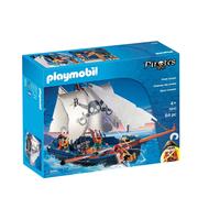 Playmobil bateau Pirate Corsair 84 pièces Chaloupe des Pirates et figurines 5810