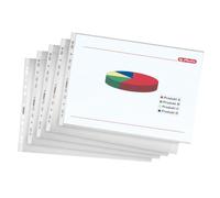[5813100] herlitz Sachet de 10 Pochettes Perforées Format A3 à l'italienne 80...