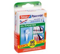 [58213-00000-03] tesa Boite de 96 Powerstrips pour Poster fixation max 200g