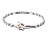 582309C00 T-Bar Bracelet Pour Femme En Argent 925 Bicolore[H1515]