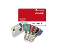 Vachette - 583102 - cylindre 2 entrées radialis - 32,5x32,5 - 4 clés couleurs 67101 G