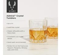 5832 Admiral Lot De 4 Verres En Cristal,Sans Plomb,266 Ml,Transparent