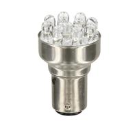 Pilot LA 58376 de couleur LED BA15S, rouge, 21/5 W, 12 V