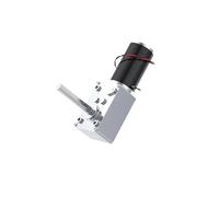 5840-31ZY DC 12V/24V Long shaft 51mm Reduction Worm Gear electronic starter Large Torque High Power 3-100kg/cm Reversible Self-Locking Enging IINKUEYK(12V 160RPM,Package B)