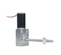 5840 31ZY DC 12V 24V Worm Gear electronic starter 12-470RPM Long Shaft High Torque Power Reduction Turbo Gear electronic starter Reducer M8 IINKUEYK(160 RPM,12V With Bracket)