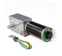 5840-31ZY turbo worm encoder gear electronic starter 12V 24V drying rack electronic starter metal gear forward and reverse CZAOINCU(260RPM,24V)