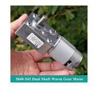 5840-545 Dual Shaft Worm Gear electronic starter DC 12V-24V 2.2RPM-4.4RPM Slow Speed High Torque Turbo Worm Gear Reduction electronic starter DIY Robot NWPNLXEA