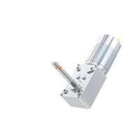 5840-555 Extended Shaft Worm Gear DC Geared electronic starter 12V24V Self-Locking Speed Regulating Metal Gear Low RPM High Torque NWPNLXEA(16RPM,12V Bracket Motor)