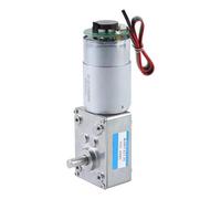 5840-555B DC12V 24V Turbo Worm Speed Reduction Gear Motor With Code Disk Encoder(40RPM_12V)