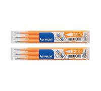 Pilot Chaleur Ligne Moyenne Frixion / Friction Effaçable Rollerball Recharge 0.7mm Pointe - Orange Abricot