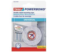 [58565-000001-00] tesa Powerbond Double-face de montage Universal,19 mm x 1,5m