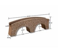 NOCH Pont piétonnier 58692 H0 – 215 x 38 x 66 mm