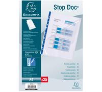 Exacompta Pochettes perforées STOP DOC - Sachet de 25