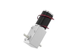 5882-45zy Dual Shaft Worm Gear DC Self-Locking Geared electronic starter High Torque 12V 24V Forward and Reverse Speed electronic starter CZAOINCU(200RPM,24V Bracket motor)