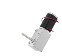 5882-50 Extended Shaft Worm Gear DC Self-Locking Geared electronic starter High Torque Low Speed 12V24V Forward and Reverse Speed electronic starter CZAOINCU(35RPM,24V)