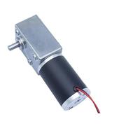 5882-50ZY High Torque Adjust Slow Speed Reversible DC 12V 24V Worm Gear Motor(Double shaft,6RPM_12V)