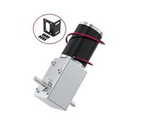 5882-50ZY Turbo Worm DC Gear electronic starter 12V24V Forward And Reverse 1.5RPM~440RPM High Torque Low Speed Brushed DC electronic starter CZAOINCU(190RPM_24V BRACKET MOTOR)