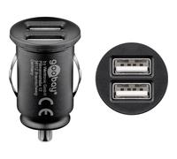 [58912] Goobay Chargeur de Voiture Dual-USB (15,5 W) 15,5 W max. 3,1 A (12/24...