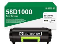 58D1000 Cartouche de toner de rechange pour imprimante laser Lexmark 58D1000 pour MS725 MS821 MS822 MS823 MS824 MS825 MS826 MX721 MX722 MX725 MX822 MX824 MX826 Noir ,500 Pages]