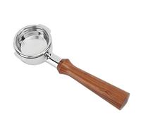 58mm Bottomless Coffee Portafilter Single Layer Aluminum Alloy Portafilter Coffee Machine Bottomless Filter For Expobar Rocket Faema Wega EM19M2 Gemilai Casadio Ascaso Sanremo La (F Rosewood)