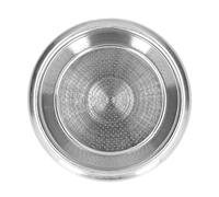 58mm Coffee Filter Basket Stainless Steel Portafilter Container 2 Cups Powder Bowl High Efficiency Filtration for Semi Automatic Coffee Machine Milk Tea Shop Bar Coffee Shop