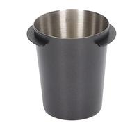 58mm Espresso Dosing Cup Coffee Portafilter Dosing Cup en Acier Inoxydable Coffee Dosing Cup pour 58mm Espresso Machine(Le noir)