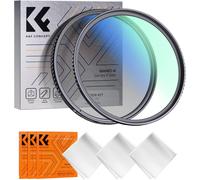 58mm UV Filter and CPL Polarising Filter Kit and 3 Cleaning Cloths for DSLR Camera Lens (K Series)