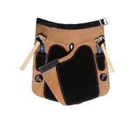 59 cm - Tablier de maréchal-ferge, tablier forgé, tablier en cuir plein, tablier à outils en daim véritable, tablier de toilettage pour sabots, tablier réglable pour hommes et femmes