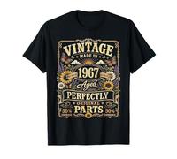 59 Year Old Made in 1967 Retro Floral 59th Birthday Women T-Shirt
