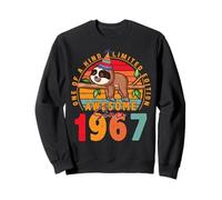 59 Year Old Sloth Vintage 1967 Limited Edition 59th Birthday Sweatshirt