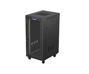 5901969447897 Standing 19" 24U Rack Installation Cabinet 600×800 Black with Glas