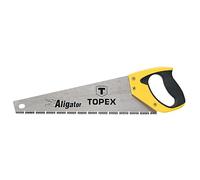 5902062103390 Hand saw 400mm,"Aligator", 3 sides sharpened teeth, hardened teeth TOPEX 10A441