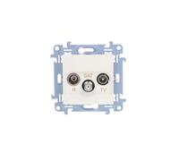 5902787842932 Simon 10 Prise d'antenne R-TV-SAT traversante blanche IP20 CA