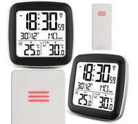 Wetterstation mit Display BD-903, silber