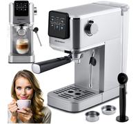Machine à café à piston - BERDSEN - BD-770 - 20 bars - Écran tactile - Mousseur à lait - Réservoir 1,2 l