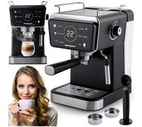 Machine à café à piston - BERDSEN - Berdsen BD-771 - 20 bars - Écran tactile - Mousseur à lait intégré - Réservoir 1,5 l